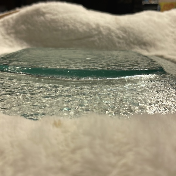 * REPLACEMENT PLATE * Ecoglass Recycled Glass Plate - Picture 6 of 11